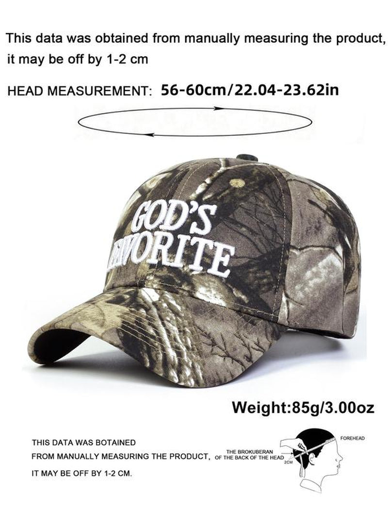 Camo Print Baseball Cap, Casual Outdoor Sports Hat for Men & Women, Adjustable Sun Protection Cap for Daily Wear