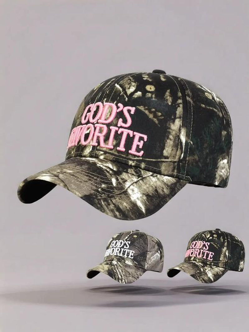 Camo Print Baseball Cap, Casual Outdoor Sports Hat for Men & Women, Adjustable Sun Protection Cap for Daily Wear